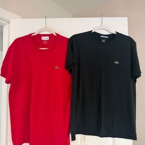 Lacoste Pima Cotton Tee Bundle (2) 
Sz XL